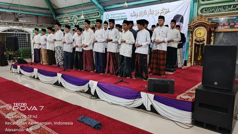 Gladi Bersih Khotmil Al-Qur’an dan Juz ‘Amma, Santri Putra Al Washilah Mantapkan Persiapan Menjelang Pelaksanaan