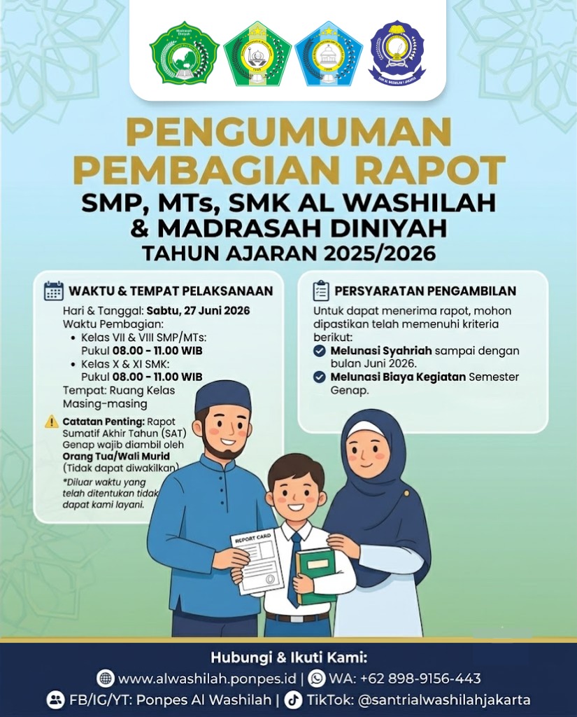 Read more about the article Pengumuman Pembagian Rapot