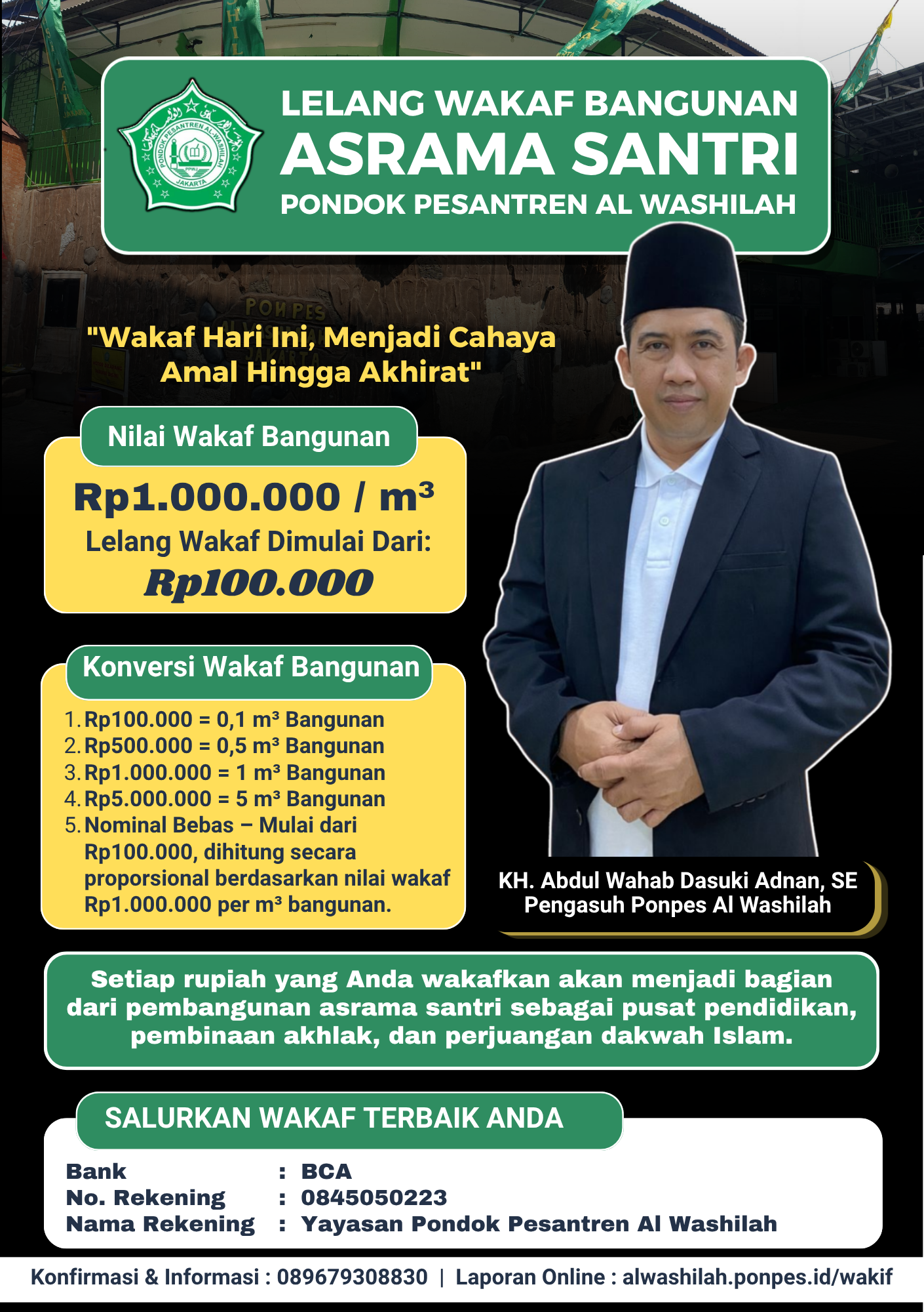 Read more about the article Lelang Wakaf Pembangunan Asrama Santri: Kesempatan Menanam Amal Jariyah yang Terus Mengalir