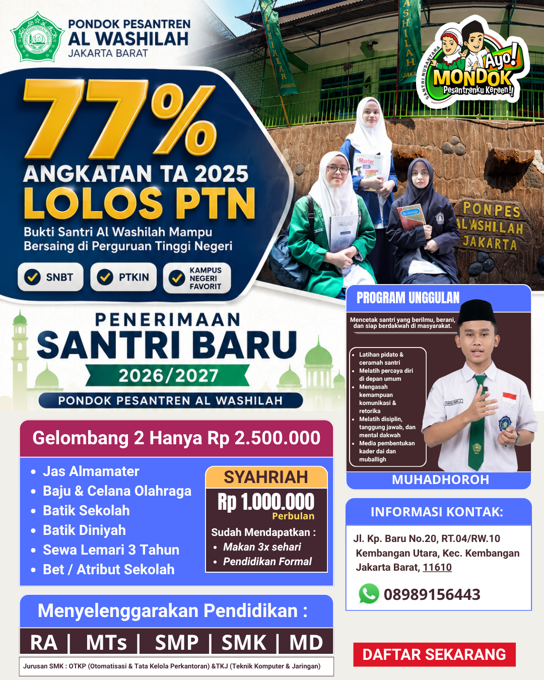 Pondok Pesantren Al Washilah Jakarta - Pondok Pesantren Terbaik di Jakarta