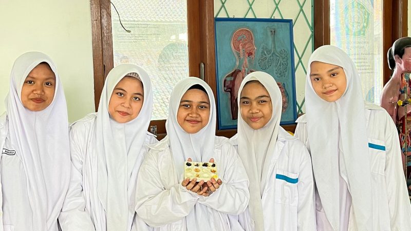 Praktikum IPA Uji Zat Makanan di Laboratorium Al Washilah