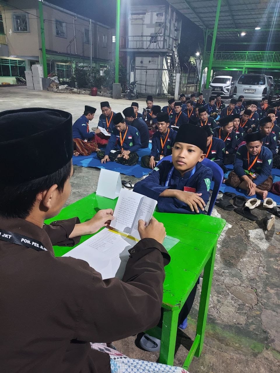 ujian lisan santri Al Washilah Jakarta