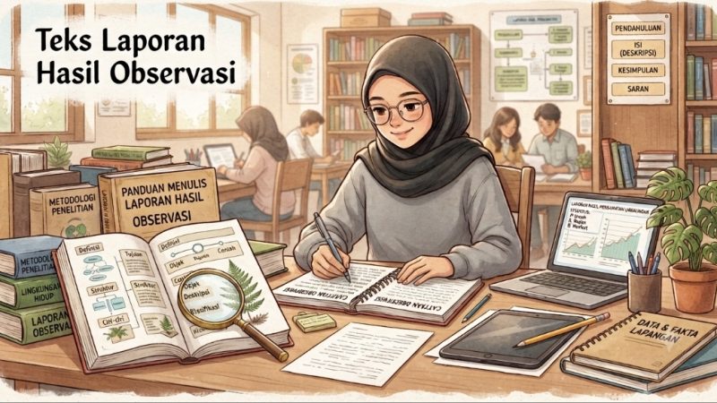 Teks Laporan Hasil Observasi Lengkap