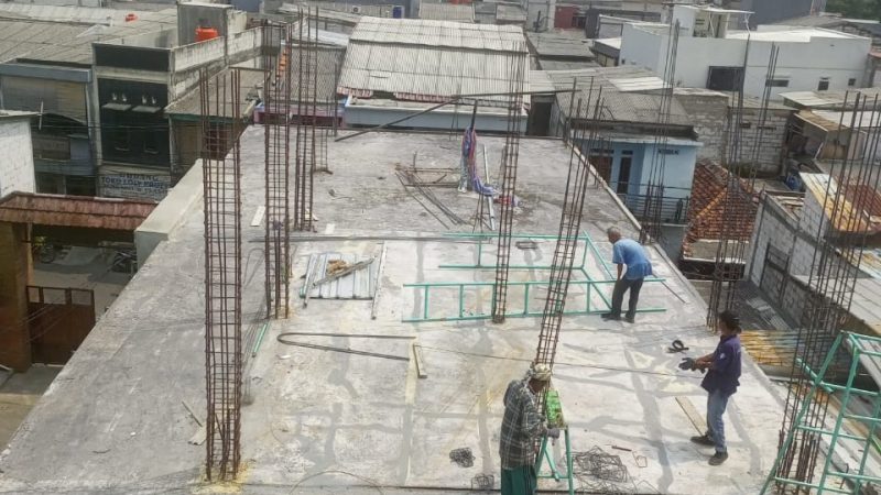 PROGRES PEMBANGUNAN PEMBANGUNAN ASRAMA SANTRI PONPES AL WASHILAH JAKARTA